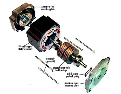 Motor de passo 6 fios